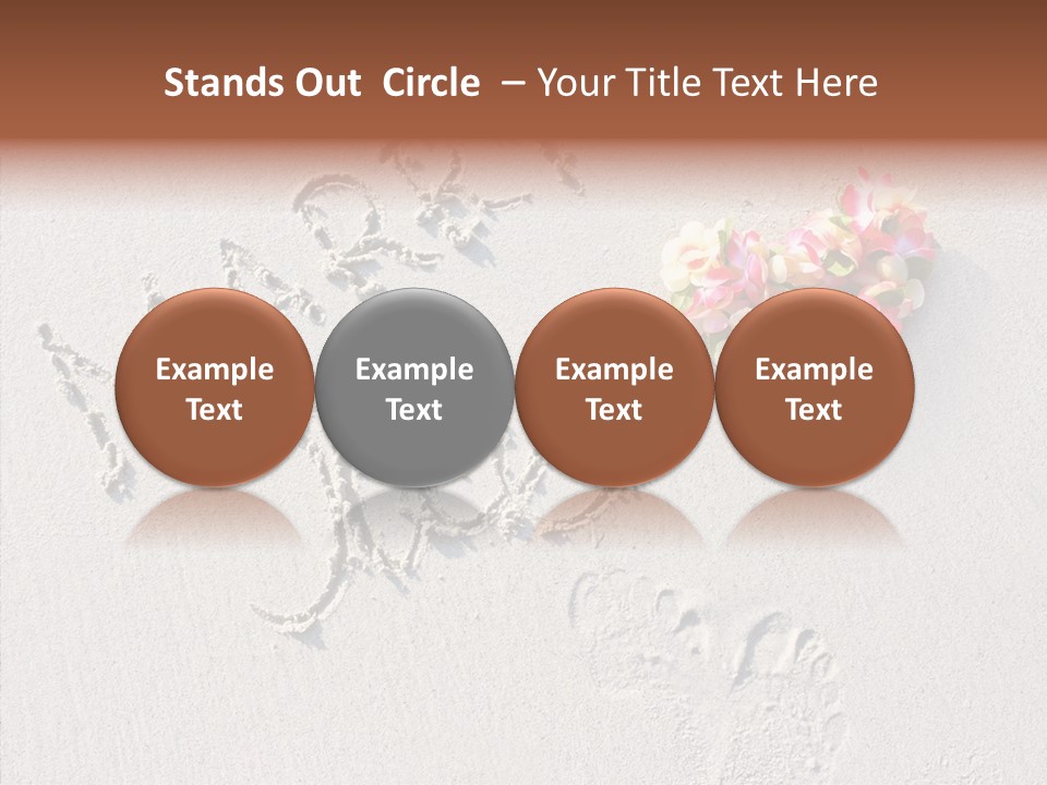 Female Hand Holding Hands PowerPoint Template