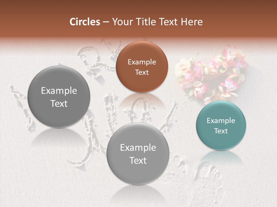 Female Hand Holding Hands PowerPoint Template