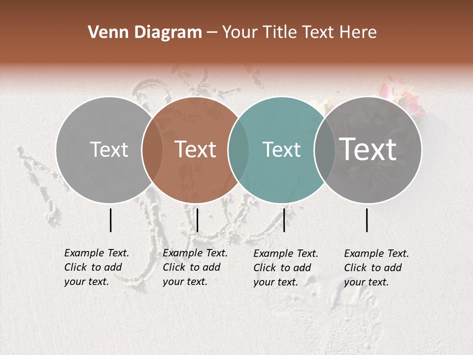 Female Hand Holding Hands PowerPoint Template