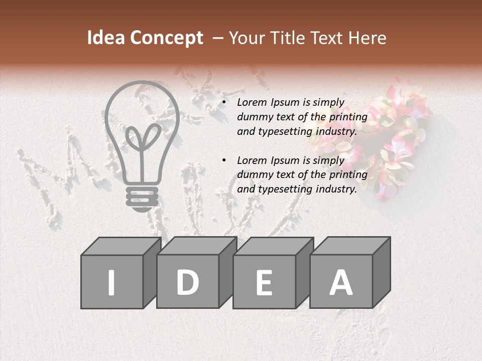 Female Hand Holding Hands PowerPoint Template