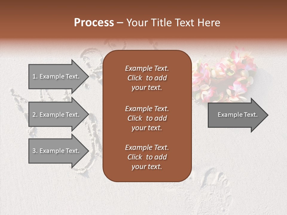 Female Hand Holding Hands PowerPoint Template