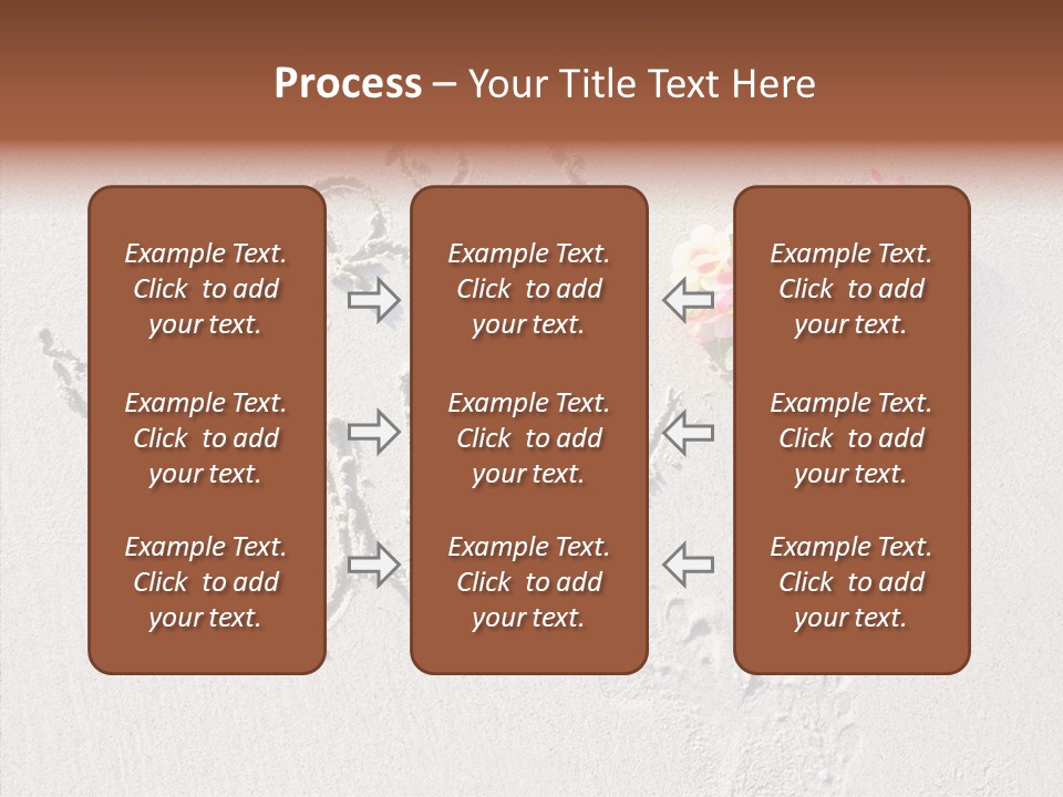 Female Hand Holding Hands PowerPoint Template