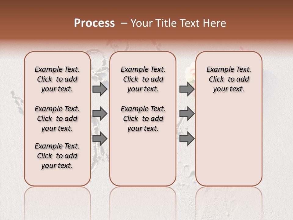 Female Hand Holding Hands PowerPoint Template