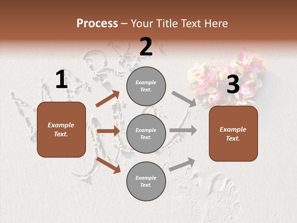 Female Hand Holding Hands PowerPoint Template
