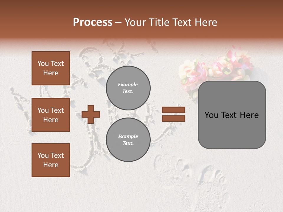 Female Hand Holding Hands PowerPoint Template
