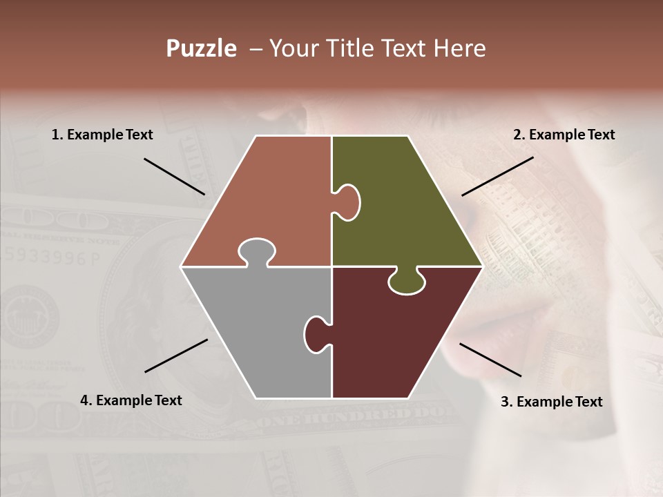 Young Holding Hands Help PowerPoint Template