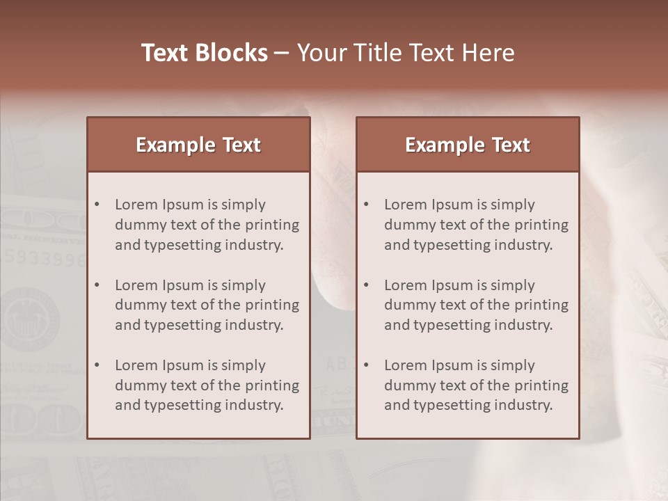 Young Holding Hands Help PowerPoint Template