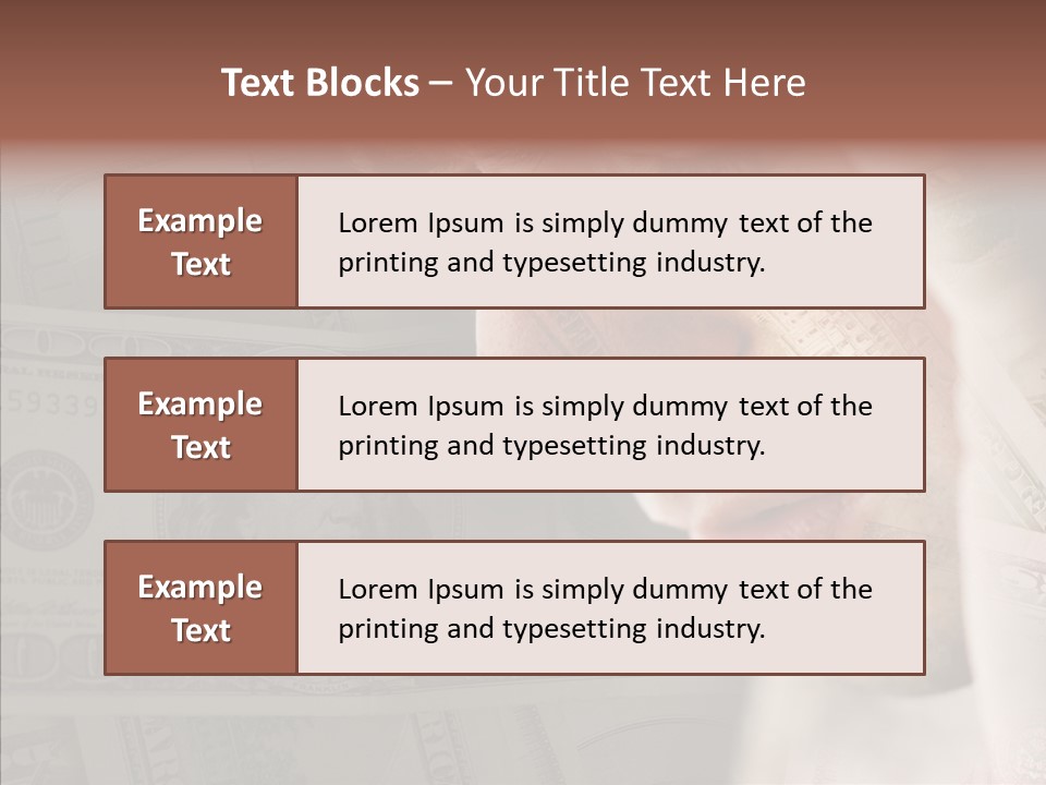Young Holding Hands Help PowerPoint Template