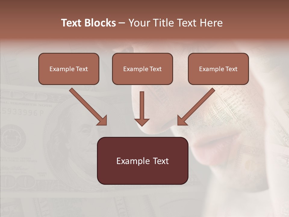 Young Holding Hands Help PowerPoint Template