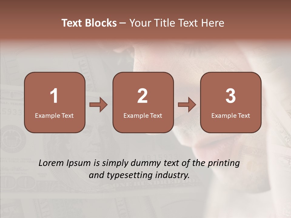 Young Holding Hands Help PowerPoint Template