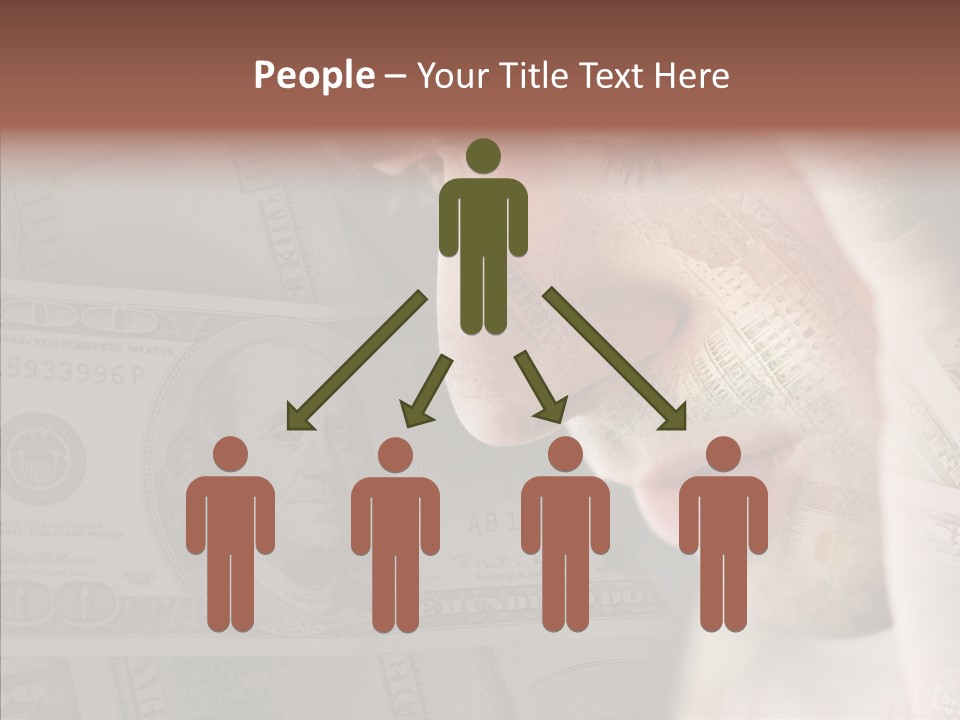 Young Holding Hands Help PowerPoint Template