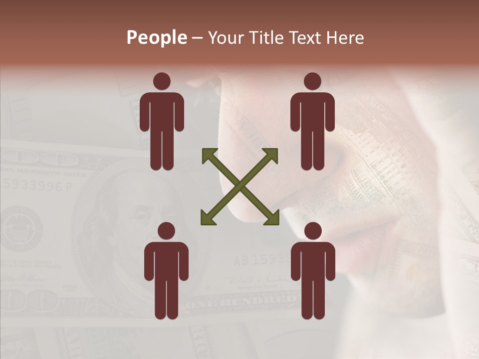 Young Holding Hands Help PowerPoint Template