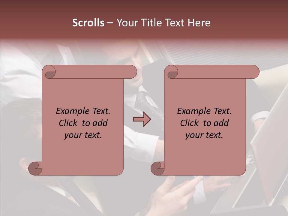 Togetherness  Old PowerPoint Template