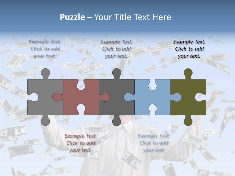 Assistance Finger Sharing PowerPoint Template
