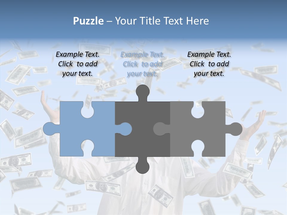 Assistance Finger Sharing PowerPoint Template