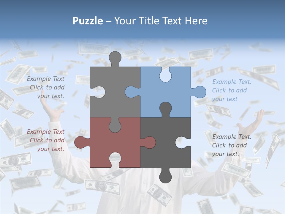 Assistance Finger Sharing PowerPoint Template