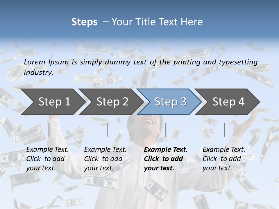 Assistance Finger Sharing PowerPoint Template