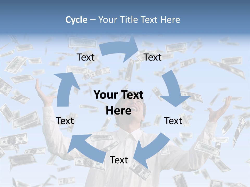 Assistance Finger Sharing PowerPoint Template