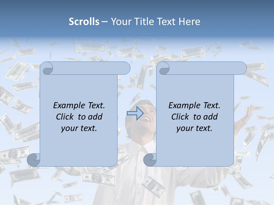 Assistance Finger Sharing PowerPoint Template