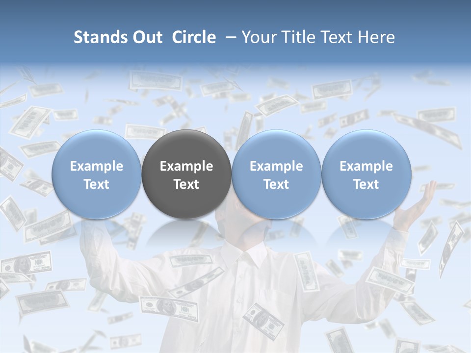 Assistance Finger Sharing PowerPoint Template