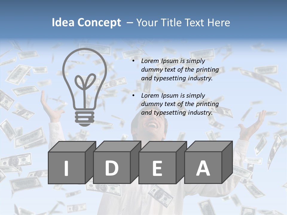 Assistance Finger Sharing PowerPoint Template