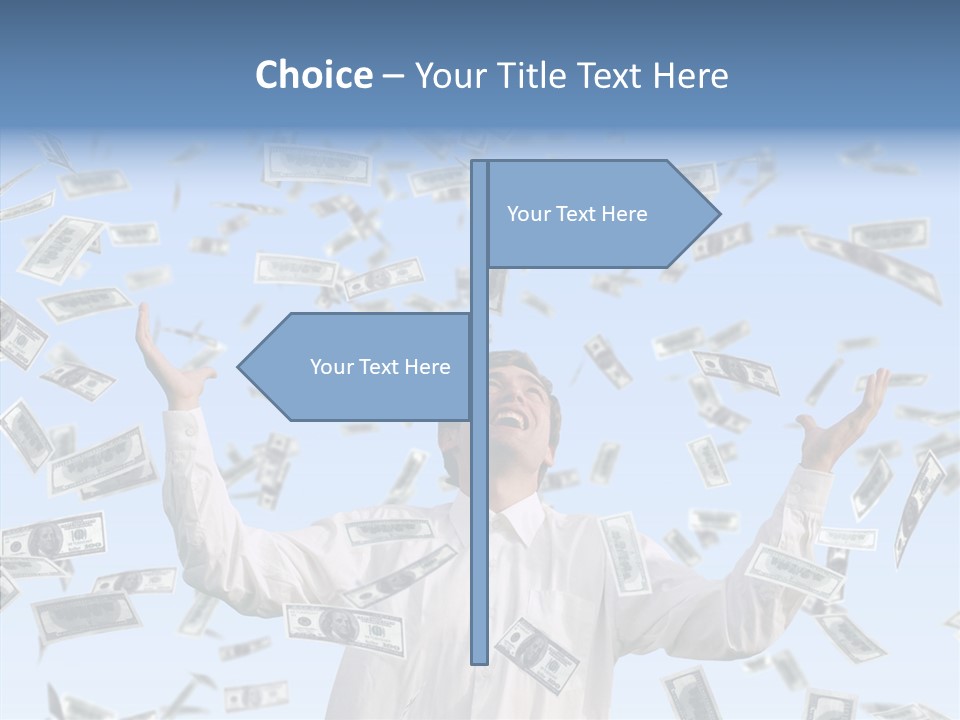 Assistance Finger Sharing PowerPoint Template