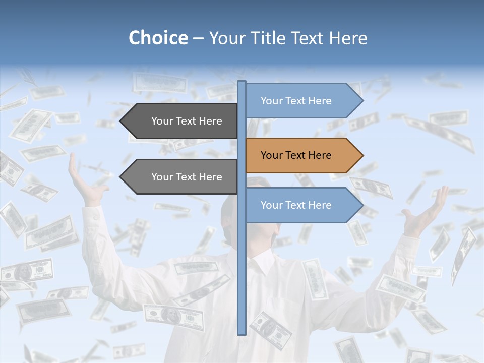 Assistance Finger Sharing PowerPoint Template