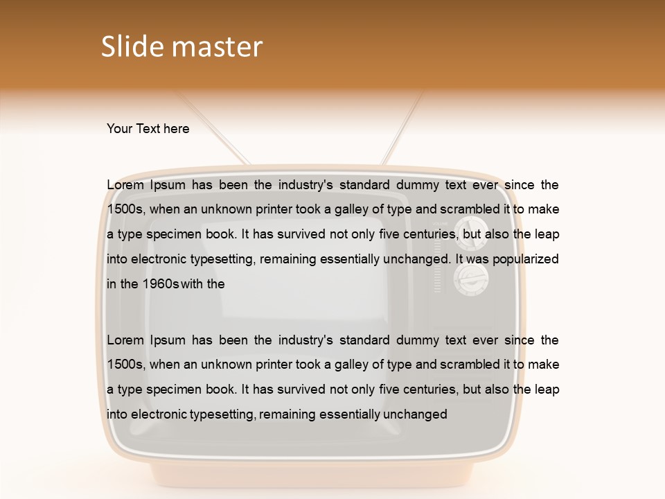 Touching Young Hold PowerPoint Template