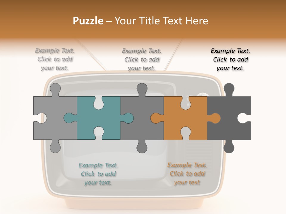 Touching Young Hold PowerPoint Template