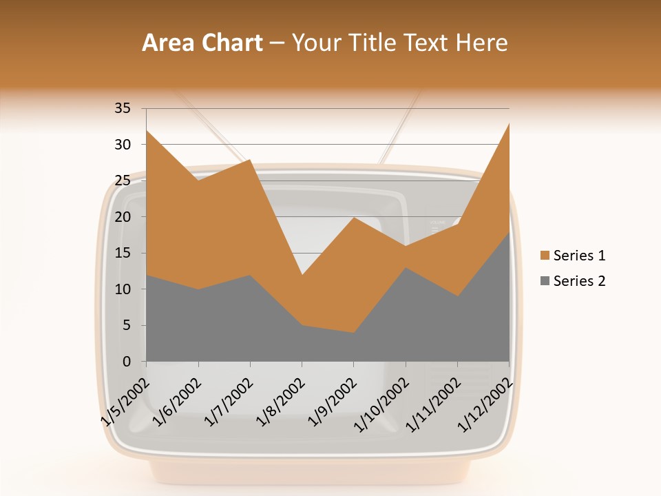 Touching Young Hold PowerPoint Template