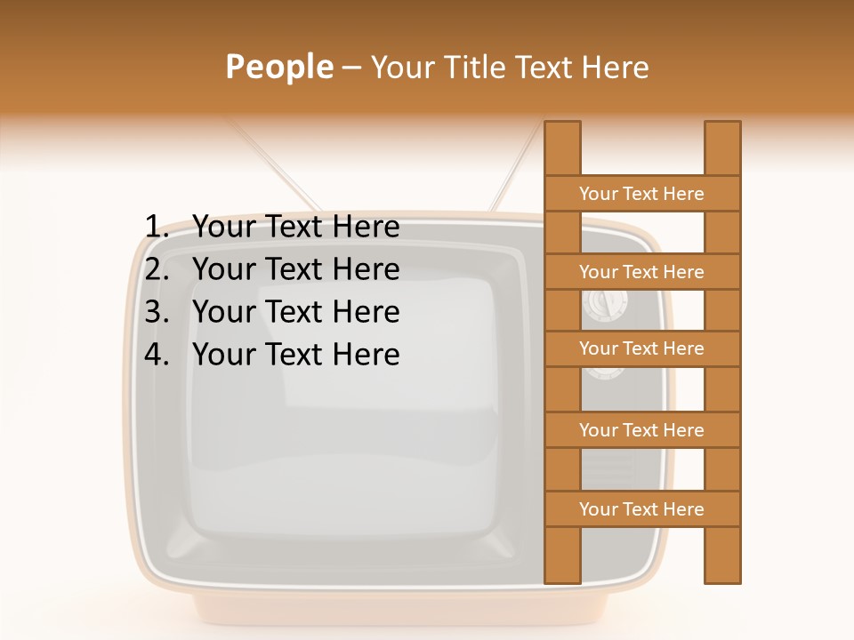 Touching Young Hold PowerPoint Template