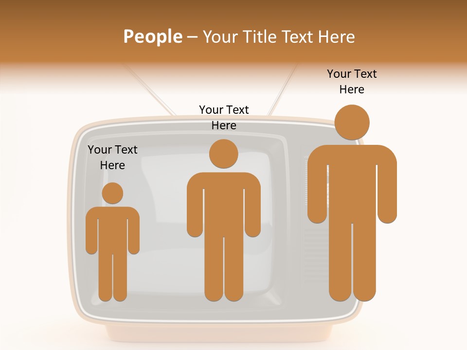 Touching Young Hold PowerPoint Template