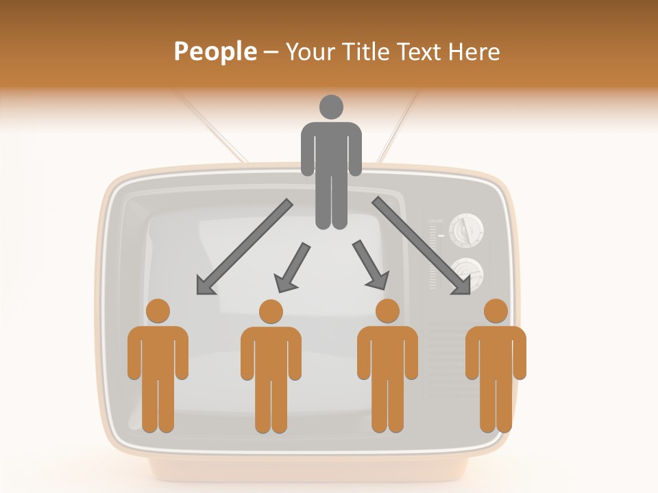 Touching Young Hold PowerPoint Template