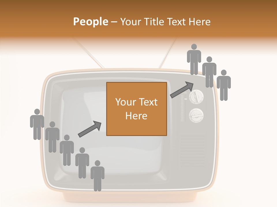 Touching Young Hold PowerPoint Template