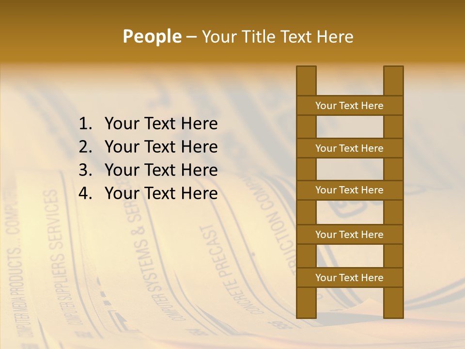 Elderly  Finger PowerPoint Template