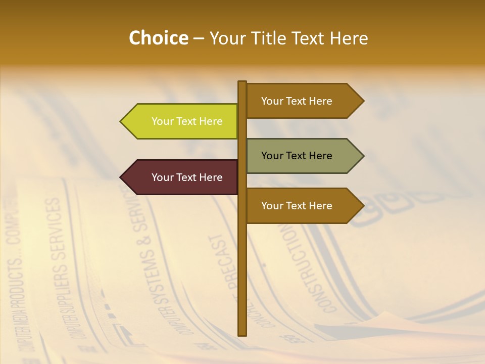 Elderly  Finger PowerPoint Template