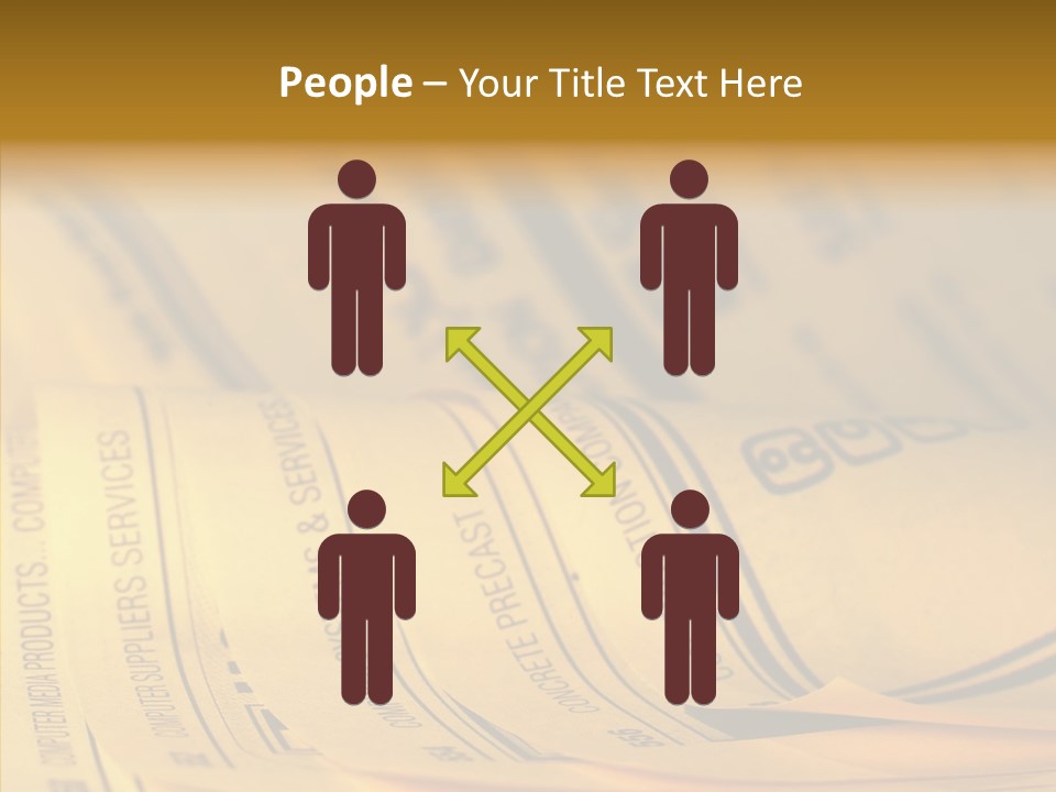 Elderly  Finger PowerPoint Template