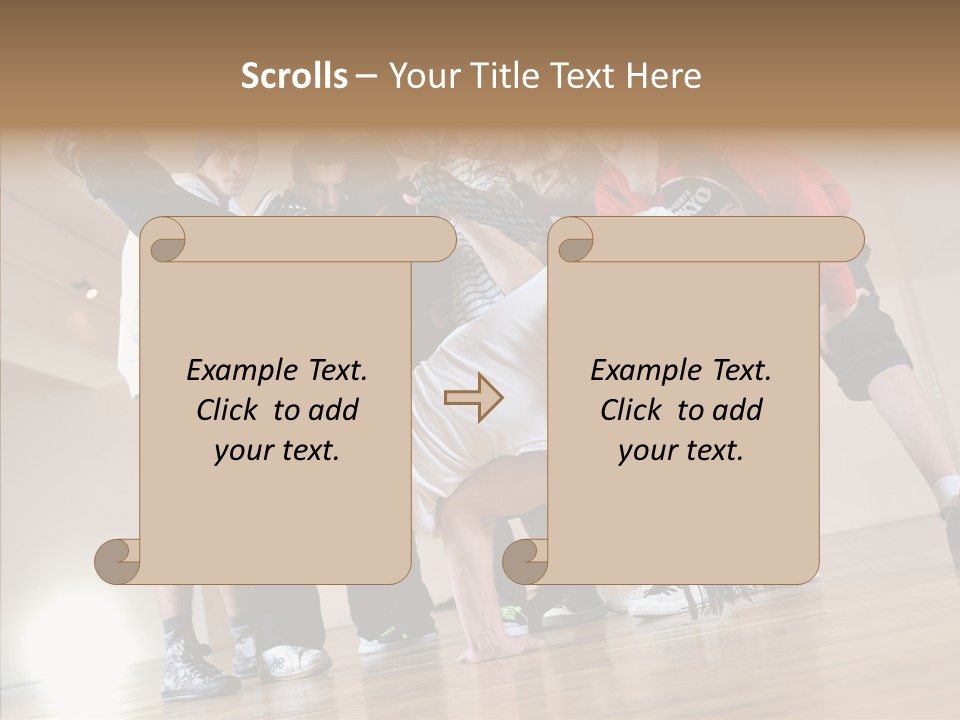 Elderly Aging Two PowerPoint Template