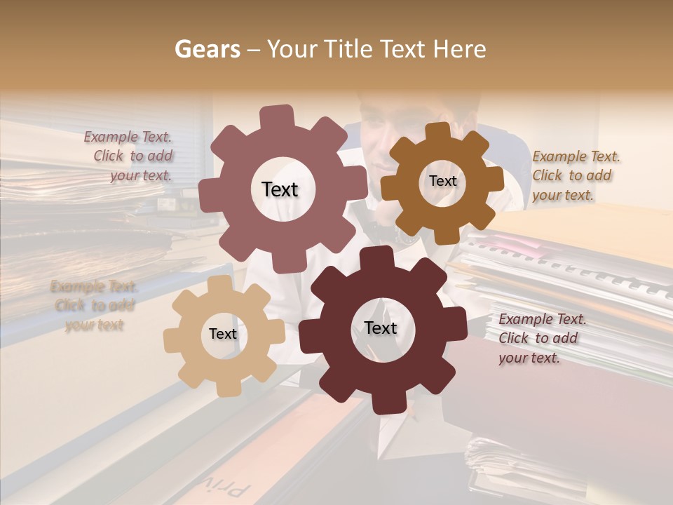 Caregiver Finger Sharing PowerPoint Template