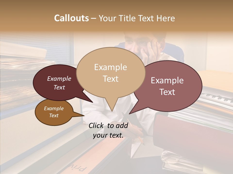 Caregiver Finger Sharing PowerPoint Template