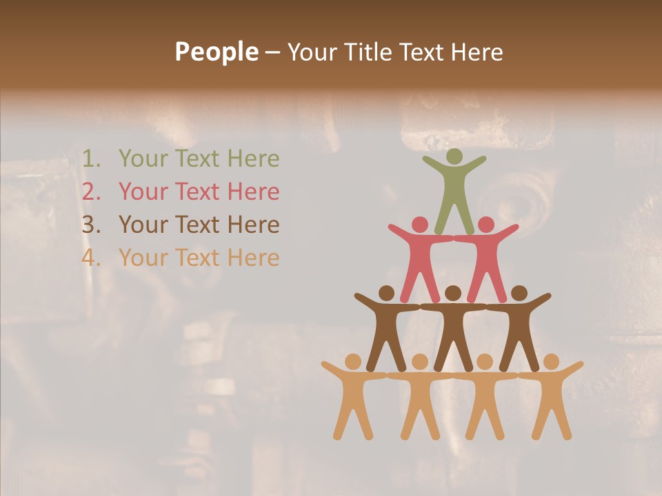 Helping Hand Hold Close Up PowerPoint Template