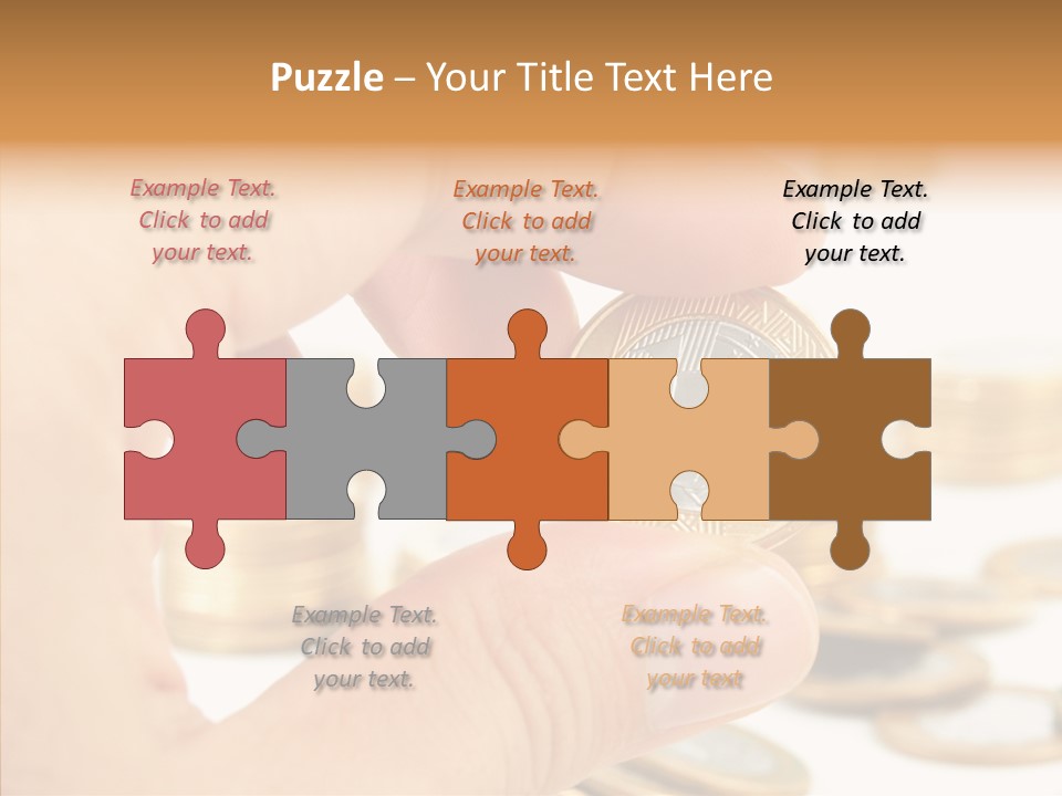 Touching Sharing Elder PowerPoint Template