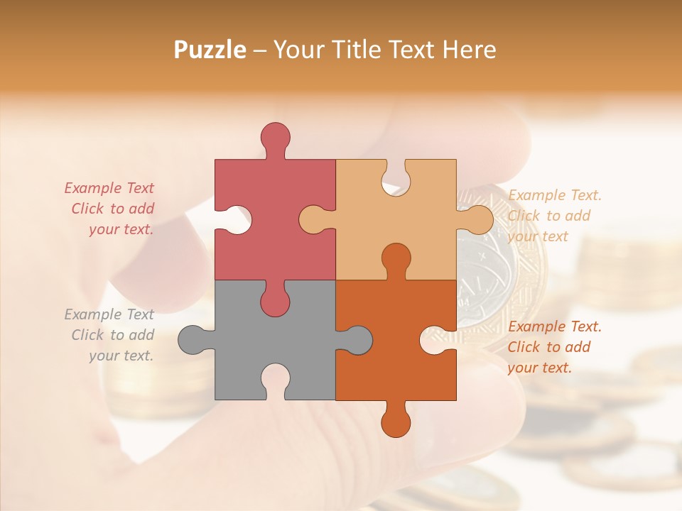 Touching Sharing Elder PowerPoint Template