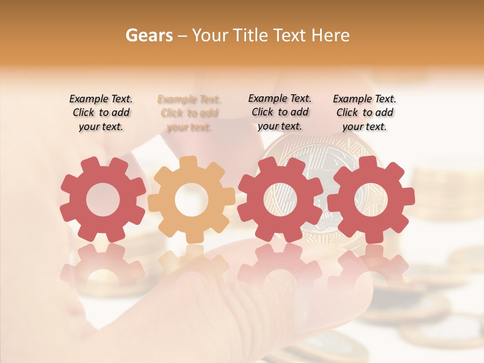 Touching Sharing Elder PowerPoint Template