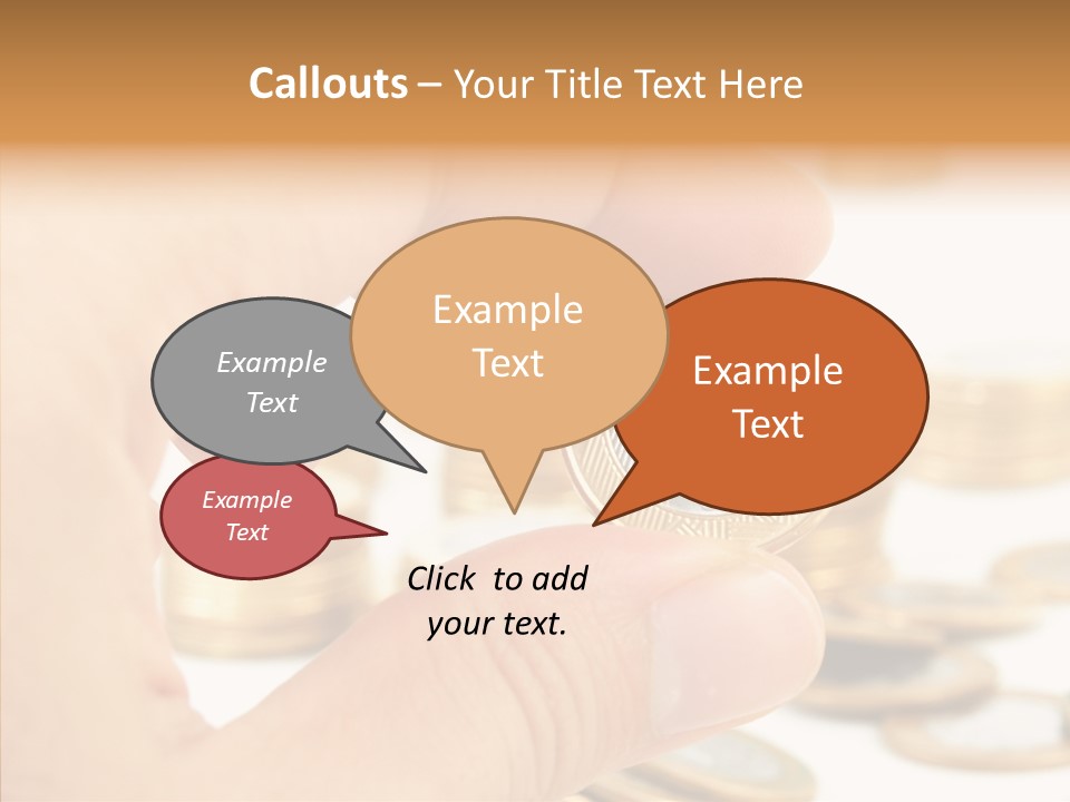 Touching Sharing Elder PowerPoint Template
