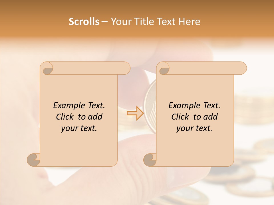 Touching Sharing Elder PowerPoint Template