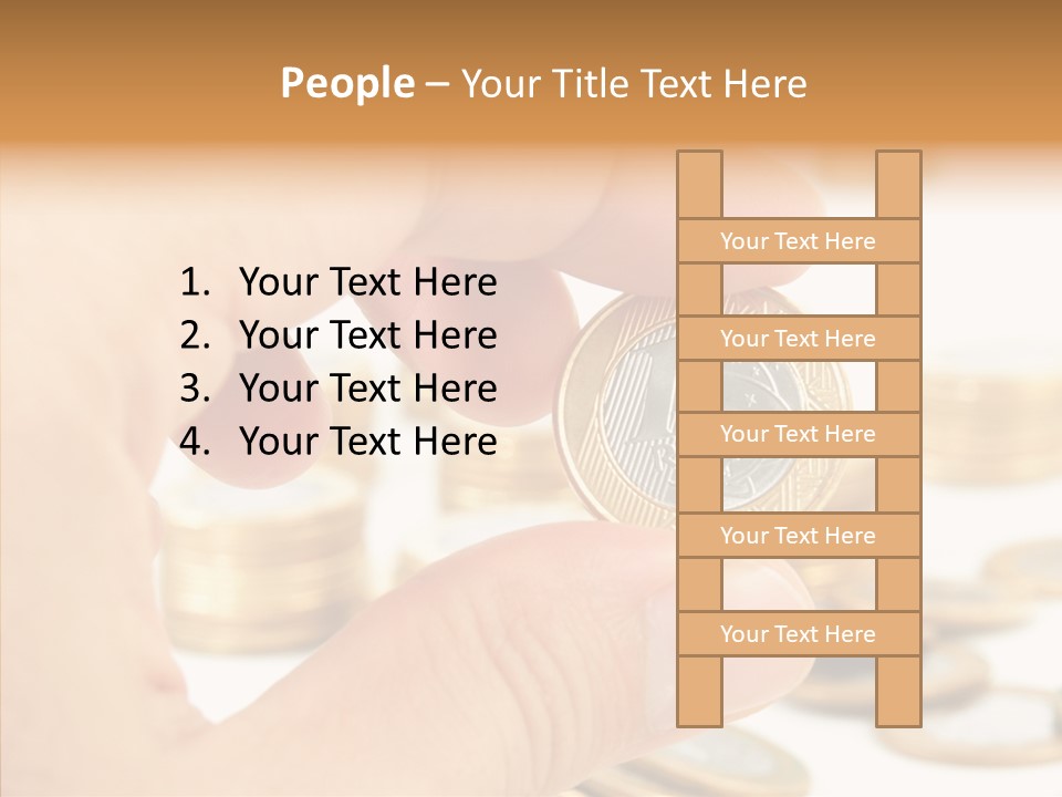 Touching Sharing Elder PowerPoint Template