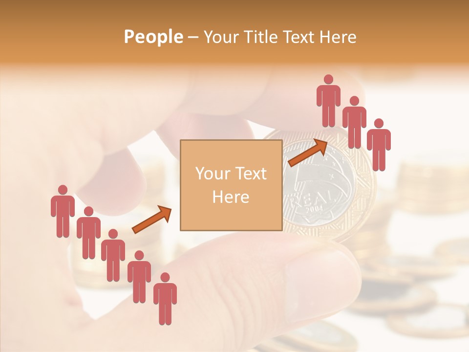 Touching Sharing Elder PowerPoint Template