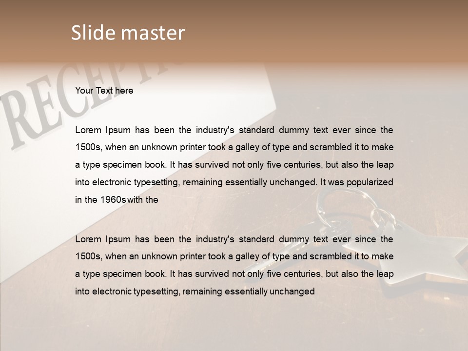 Female Young Background PowerPoint Template