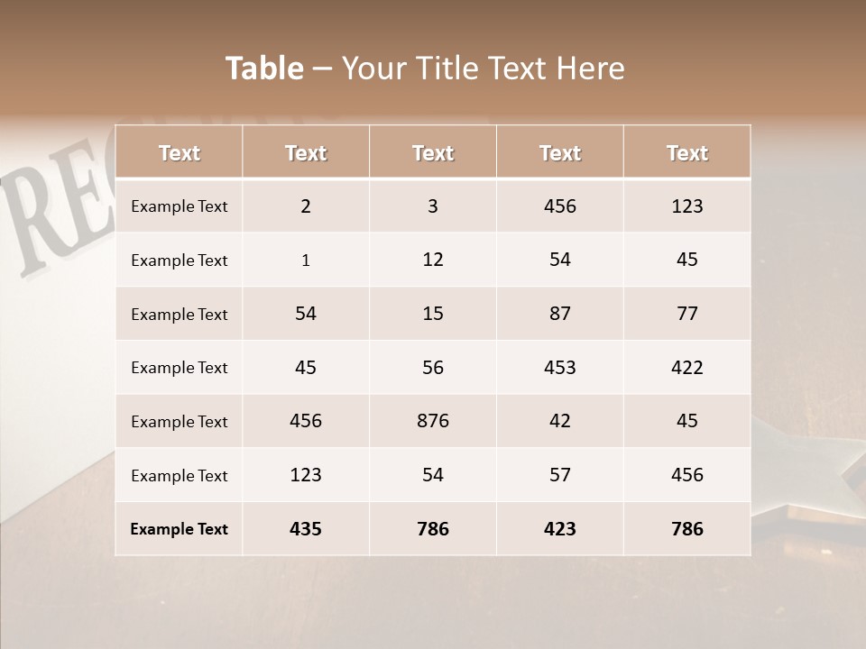 Female Young Background PowerPoint Template